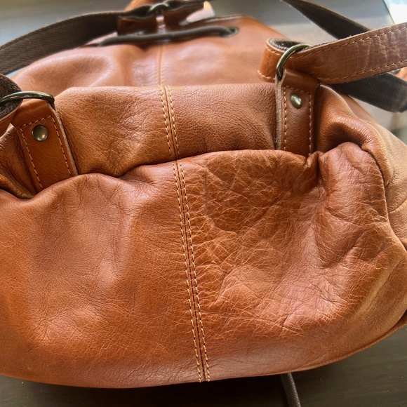 Paul Marius Leather Backpack, Lebaroudeur, Light Brown main image 4